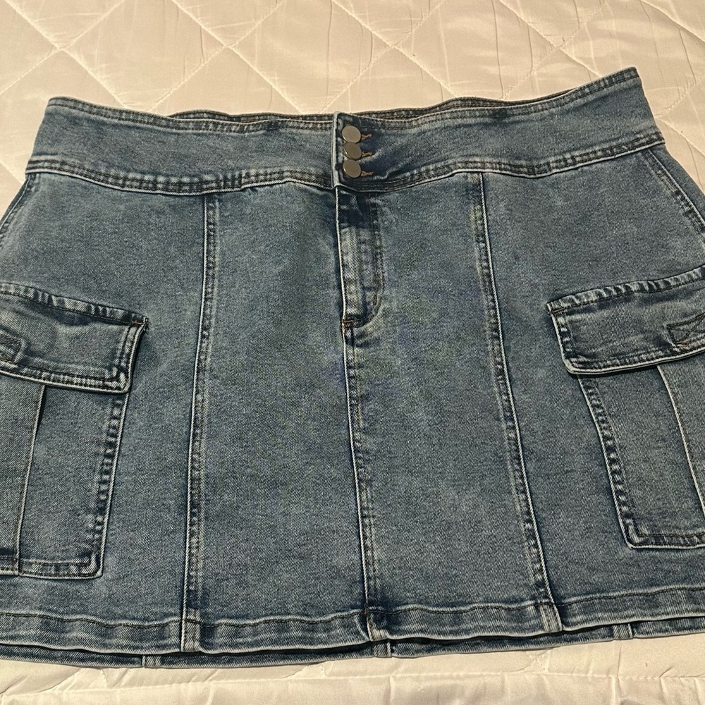 ARULA Blue Denim Skirt